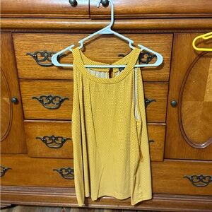 Yellow Sleeveless Women's Top